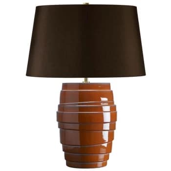 Mars - 1 Light Table Lamp Orange, E27 - Elstead