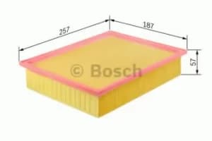 Bosch 1457429791 Air Filter Insert S9791