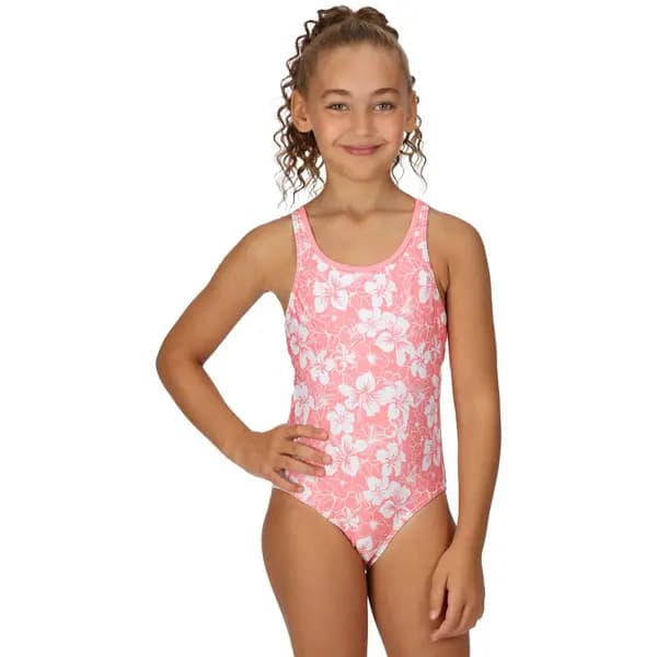 Regatta Girls Katrisse Quick Dry One Piece Swimming Costume 11-12 Years - Waist 65-67cm (Height 146-152cm)