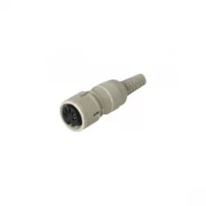 Hirschmann 930 764-517 MAK 3100S 3-Pin Female DIN Socket, Cable Mo...