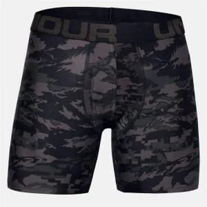 Urban Armor Gear Tech 6" 2 Pack Boxers Mens - Grey