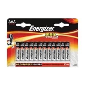 Energizer Max AAA Alkaline Batteries Pack of 12 Batteries