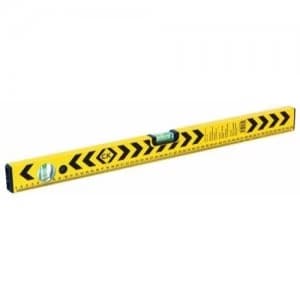 C.K Tools Aluminium Box Section Spirit Level Measure Tool with Vials - 800mm-3 Vial with Rule