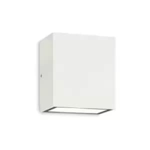 Ideal Lux Lighting - Ideal Lux LED Outdoor Cubic Up & Down Wall Light White IP65, 3000K