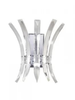 Wall Lamp 2 Light Polished Chrome