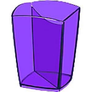 CEP Pencil Holder 530 H Polystyrene Purple 7.4 x 7.4 x 9.5 cm