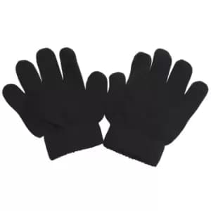 Childrens/Kids Winter Magic Gloves (One Size) (Black)