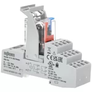 WAGO 858-304 24VDC 5A 4PDT-CO DIN Rail Mountable Relay Module