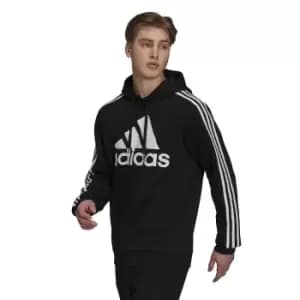 Large Logo Print Hoodie in Cotton Mix