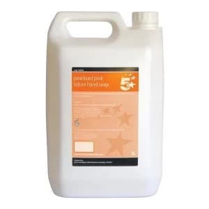 5 Star Facilities 5 Litre Lotion Hand Soap Pearlised Pink