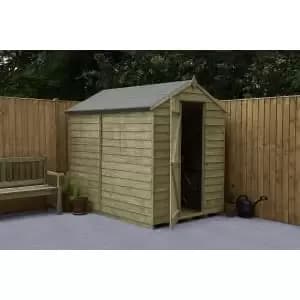 Forest Garden 7 x 5ft Apex Overlap Pressure Treated Windowless Shed