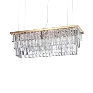 Martinez 8 Light Ceiling Pendant Gold