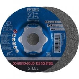 PFERD 64185125 Cc-Grind-Solid Sg Steel Grinding disc 125mm 10 pc(s)