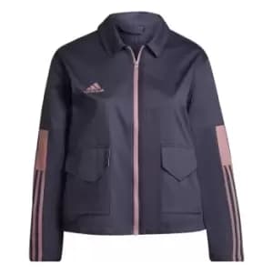 adidas Tiro Cargo Track Top (Plus Size) Womens - Blue