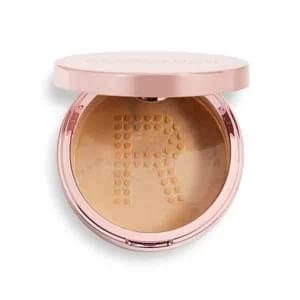 Revolution Conceal & Fix Setting Powder Deep Honey