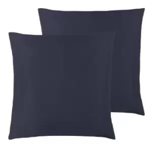 Plain Outdoor Twin Pack Cushion Navy
