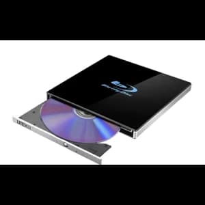 LiteOn EB1 Black Ultra Slim External USB 3.0 4K Ultra HD Bluray/DVD Writer