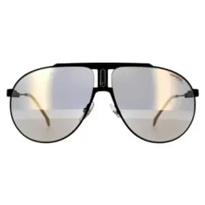 Carrera Aviator Matte Black Grey Bronze Mirror Sunglasses