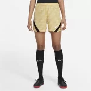 Nike Dri-FIT Strike Womens Knit Soccer Shorts - Yellow