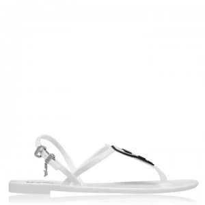 Karl Lagerfeld Sandals - White Rubber