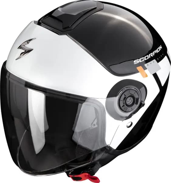 Scorpion Exo-City II Mall Metal Black-White-Silver Jet Helmet 2XL