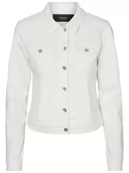 VERO MODA Short Denim Jacket Women White