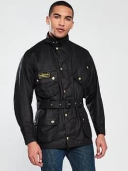Barbour International Original Wax Jacket - Black Size M Men