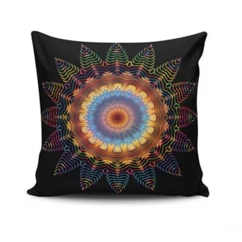 MANDALA-32 - No Filling Multicolor Cushion Cover