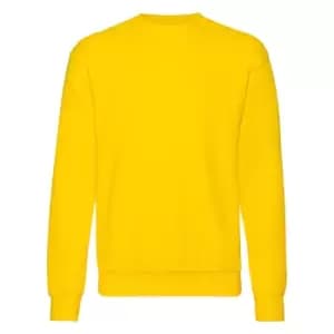 Fruit Of The Loom Mens Set-In BelcoroA Yarn Sweatshirt (M) (Sunflower)