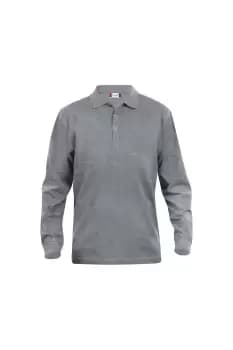 Classic Lincoln Melange Long-Sleeved Polo Shirt