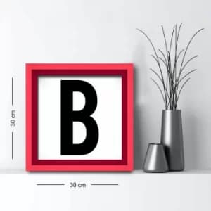 3030AHS-075k Multicolor Decorative Framed MDF Painting