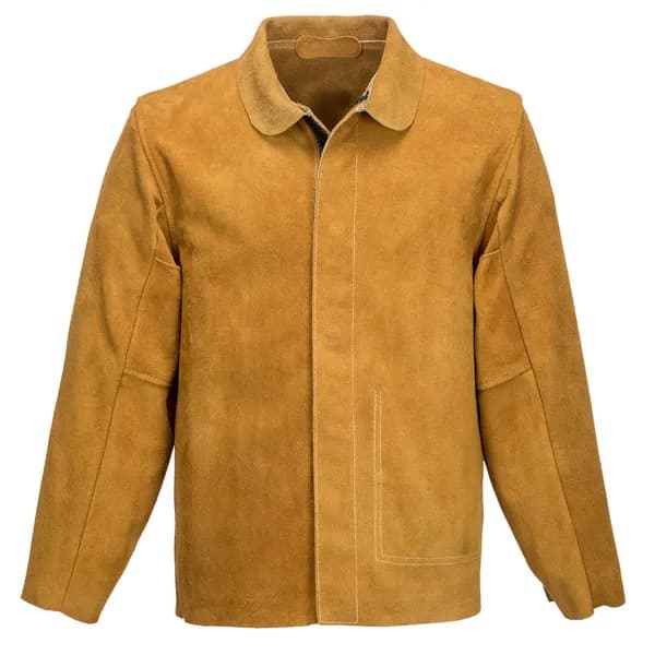 Portwest SW34 Leather Welding Jacket SW34TARS Colour: Tan