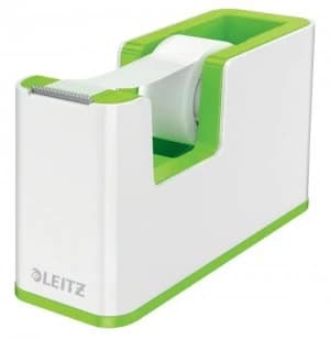 Leitz WOW Tape Dispenser Dual Colour White/Green