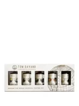 Tom Savano Hand-Crafted Cocktail - Around the World Gift Set (5 x 100ml), One Colour, Women
