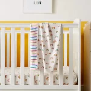 Ickle Bubba Rainbow Dreams Reversible Blanket