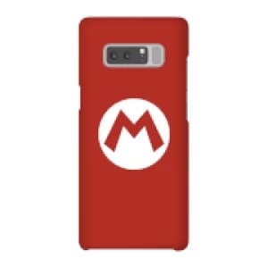 Nintendo Super Mario Mario Logo Phone Case - Samsung Note 8 - Snap Case - Gloss
