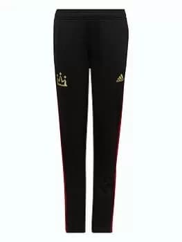 adidas Salah Junior Pants - Black/Red, Size 15-16 Years