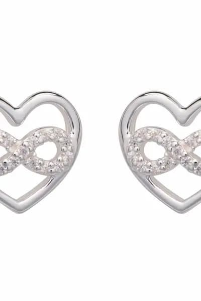 Unique & Co Ladies Unique & Co Sterling Silver Earrings ME-767