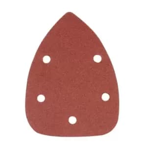 Silverline Hook & Loop Detail Sander Sheets 140mm 10pk 80 Grit 457035