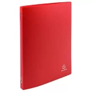 Ring Binder Opaque 4O Ring 15mm, S20mm, A4, Red, 5 Packs of 5