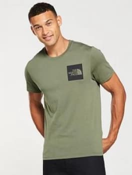 The North Face Short Sleeve Fine T Shirt Green Size L Men