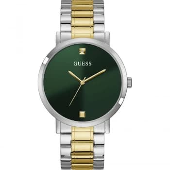 Guess Green And Two Tone 'Supernova' Fashion Watch - GW0010G2