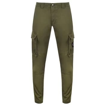 Calvin Klein Jeans Badge Cargo Trousers - Deep Depths