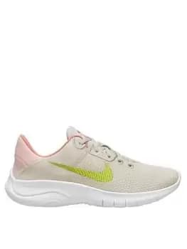 Nike Flex Experience Run 11 Next Nature - Off White/Green, Off White/Green, Size 3, Women