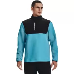 Under Armour Mens Storm Daytona HZ Fresco Blue Warmup Top M