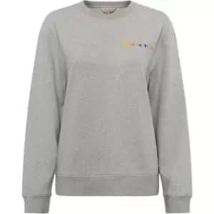 French Connection Sunshine Organic Graphic Sweatshirt - Grey