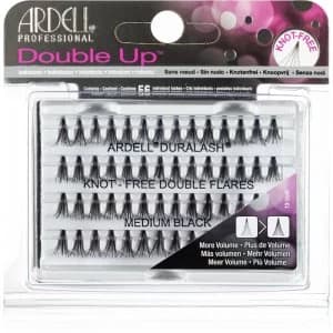 Ardell Double Up Knotless Individual Cluster Lashes Size Medium Black