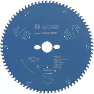 Bosch Expert Aluminium Cutting Saw Blade 260mm 80T 30mm