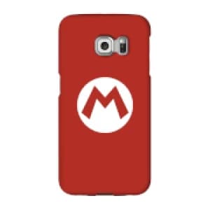 Nintendo Super Mario Mario Logo Phone Case - Samsung S6 Edge - Snap Case - Gloss