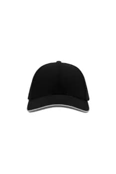 Pilot Piping Sandwich Premium Brush Cotton 6 Panel Cap